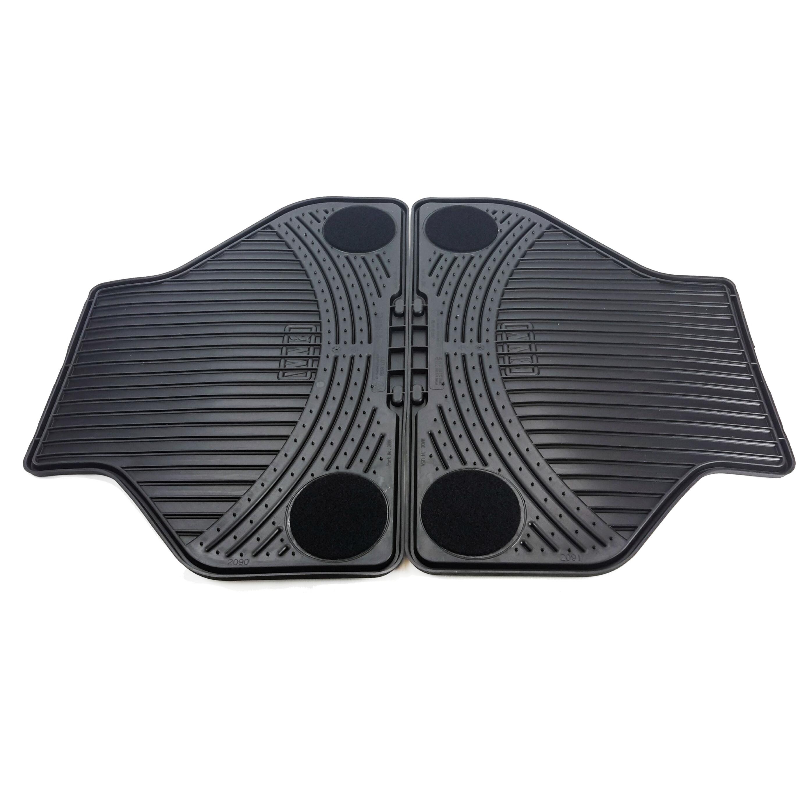 BMW Floor Mat Set - Rear (All-Weather) (Black) 82112318672